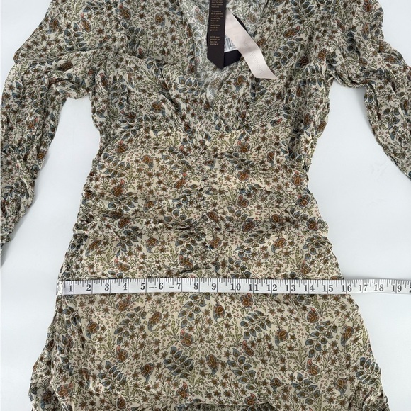 byTiMo Womens Size Small Floral Print V-Neck Long Sleeve Georgette Dress NWT - Picture 13 of 16